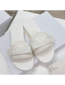 Dior Dio(r)evolution Flat Slide Sandals White 2021 09