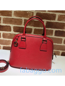 Gucci Leather Top Handle Bag 449662 Red 2020