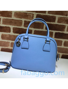 Gucci Leather Top Handle Bag 449662 Blue 02 2020