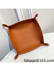 Hermes Mises Bridge Change Tray 25cm Brown 2021