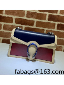 Gucci Dionysus Small Shoulder Bag 400249 Navy Blue/Ruby Red 2021