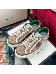 Gucci Tennis 1977 Low-Top Sneakers in Beige GG Canvas 24 2020 (For Women and Men)