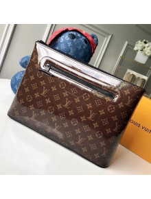 Louis Vuitton Monogram Glaze Canvas Pochette Cosmos Clutch Bag M63271 2018