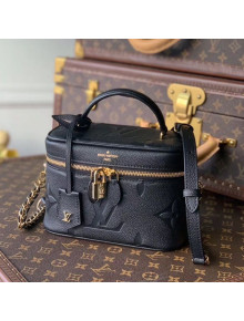 Louis Vuitton Vanity Case PM in Giant Monogram Leather M45598 Black 2021