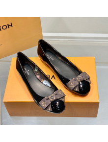 Louis Vuitton Popi Patent Flat Ballerinas Black/Monogram Canvas 2022 