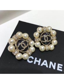 Chanel Pearl Stud Earrings 03 2019