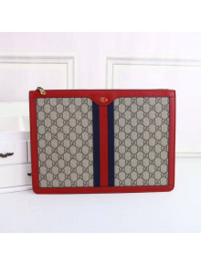 Gucci GG Supreme Portfolio 523359 Red 2018