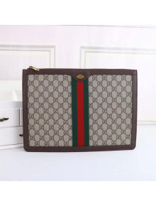 Gucci GG Supreme Portfolio 523359 Brown 2018