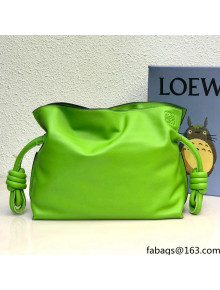 Loewe Flamenco Clutch in Nappa Calfskin Green 2022