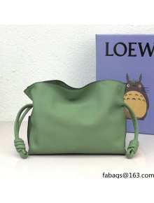 Loewe Mini Flamenco Clutch in Nappa Calfskin Light Green 2022