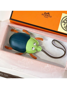 Hermes Lambskin Beetle Bag Charm 2022 06