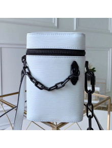 Louis Vuitton Mini Epi Leather Bucket Bag M61112 White/Black 2019