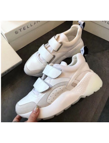 Stella McCartney Eclypse Velcro Calfskin Sneaker White 2019