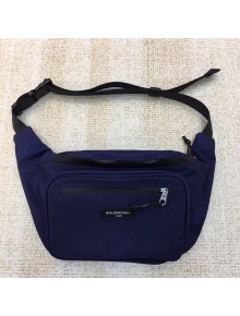 Balenciaga Cotton Canvas Explorer Belt Bag Blue 2017