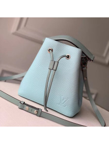 Louis Vuitton NéoNoé BB Epi Leather Bucket Bag M56212 Seaside Blue/Green 2020