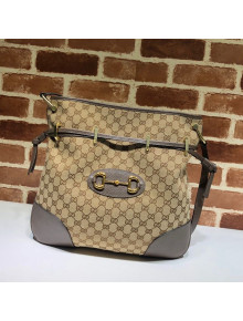 Gucci 1955 Horsebit GG Canvas Messenger Bag ‎602089 Beige 2019