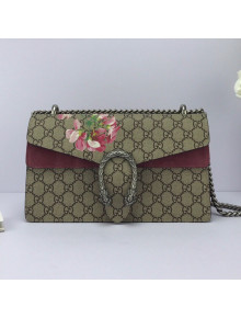 Gucci Dionysus Small GG Canvas Blooms Shoulder Bag 400249 2021 