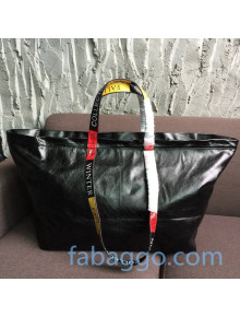 Balenciaga Large Logo Handle Shopping Tote Bag Black/Multicolor 2020