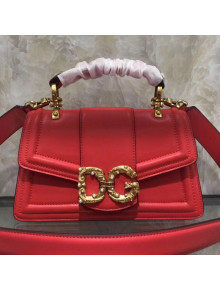 Dolce&Gabbana Small DG Amore Top Handle Bag Red 2019