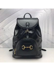 Gucci Horsebit 1955 Leather Backpack ‎620849 Black 2020