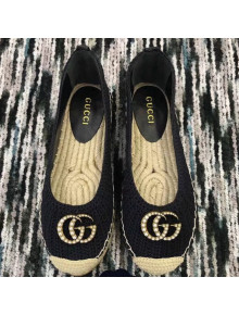 Gucci Crochet Espadrille Black 2018