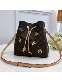 Louis Vuitton Monogram Canvas Love Lock NéoNoé Bag M44369 2019