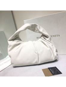 Bottega Veneta Small BV Jodie Leather Hobo Bag White 2020