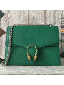 Gucci Dionysus Leather Medium Shoulder Bag 403348 Green 2018