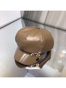 Dior Leather Hat 21120204 Brown 2021