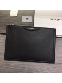 Givenchy Antigona Medium Pouch in Black Grained Leather 01 2021  