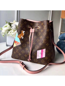 Louis Vuitton Monogram Canvas My World Tour Neonoe Bag Pink 2018