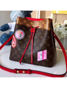 Louis Vuitton Monogram Canvas My World Tour Neonoe Bag Cerise 2018