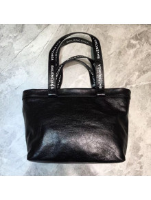 Balenciaga Mini Logo Handle Shopping Tote Black/White 2020