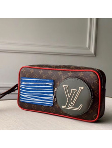 Louis Vuitton Men's LV Stripes Clutch M68687 Monogram Canvas 2020