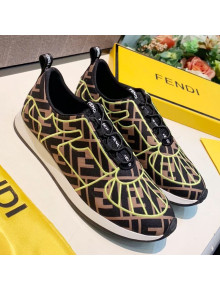 Fendi FFreedom FF Slip-on Sneakers Neon Green 2019