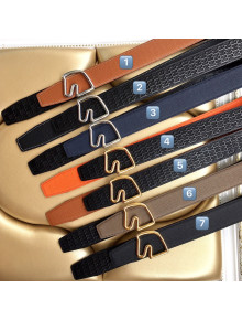 Hermes Calfskin Belt 4cm with Horse Head Buckle 7Colors 2021