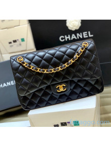 Chanel Quilted Lambskin Large Classic Flap Bag A58600 Original Quality Black/Gold 2021