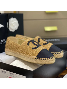 Chanel CC Tweed Espadrilles Gold  2021 19