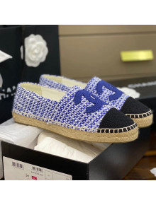 Chanel Embroidered CC Tweed Espadrilles Purple 2021 28