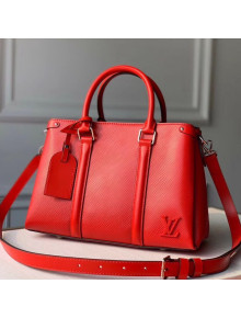 Louis Vuitton Soufflot BB Epi Leather Top Handle Bag M55615 Red 2020