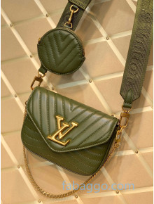 Louis Vuitton Multi Pochette New Wave Mini Bag M56471 Green 2020