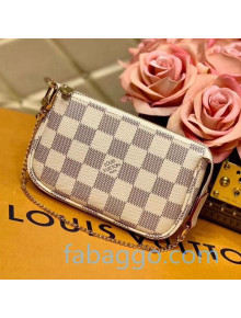 Louis Vuitton Damier Azur Canvas Mini Pochette Accessoires N58010 2020