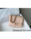 Chanel Calfskin Mini Sqaure Flap Bag AS2468 Light Pink 2021 TOP