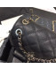 Chanel Grained Calfskin Backpack AS1371 Black 2020