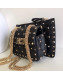 Valentino Rockstud Spike Double Shoulder Bag Black/Gold 2019