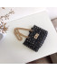 Valentino Rockstud Spike Double Shoulder Bag Black/Gold 2019