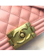 Chanel Quilted Calfskin Small Flap Bag A67085 Pink 2019