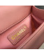 Chanel Quilted Calfskin Small Flap Bag A67085 Pink 2019