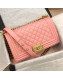 Chanel Quilted Calfskin Medium Flap Bag A67086 Pink 2019