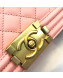 Chanel Quilted Calfskin Medium Flap Bag A67086 Pink 2019